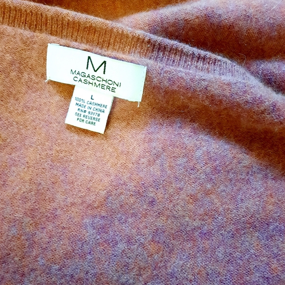 Magaschoni 100% Cashmere Pink Oversized Sweater - Picture 4 of 8